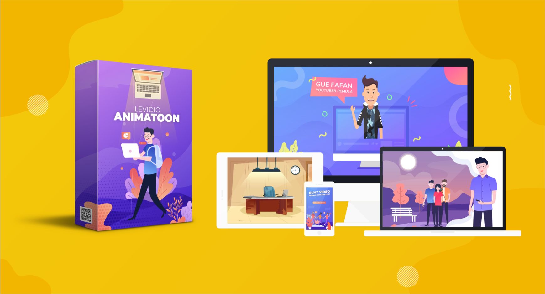 Download Template Levidio Animatoon Full Crack Gratis Produk Digital