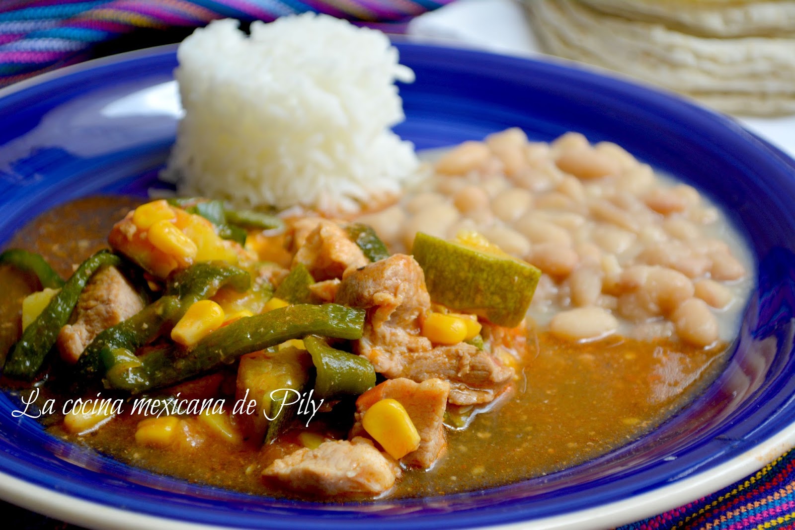 Carne de cerdo con calabacitas | La Cocina Mexicana de Pily