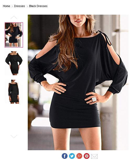 Black Spring Dress - Vintage Womens Clothing