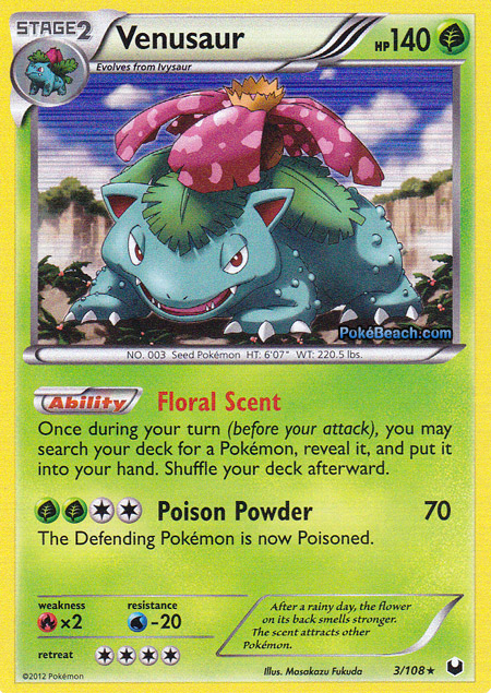 Venusaur Dark Explorers Pokemon Card Review PrimetimePokemon s Blog