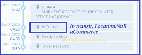 Arti In Transit Location Null Acommerce Akulaku Bloggadogado