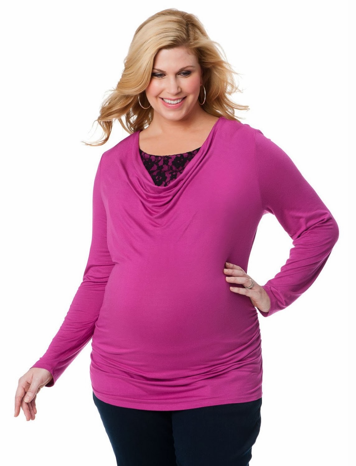 Dress Comfortably in Plus Size Maternity Tops | All About Fashion