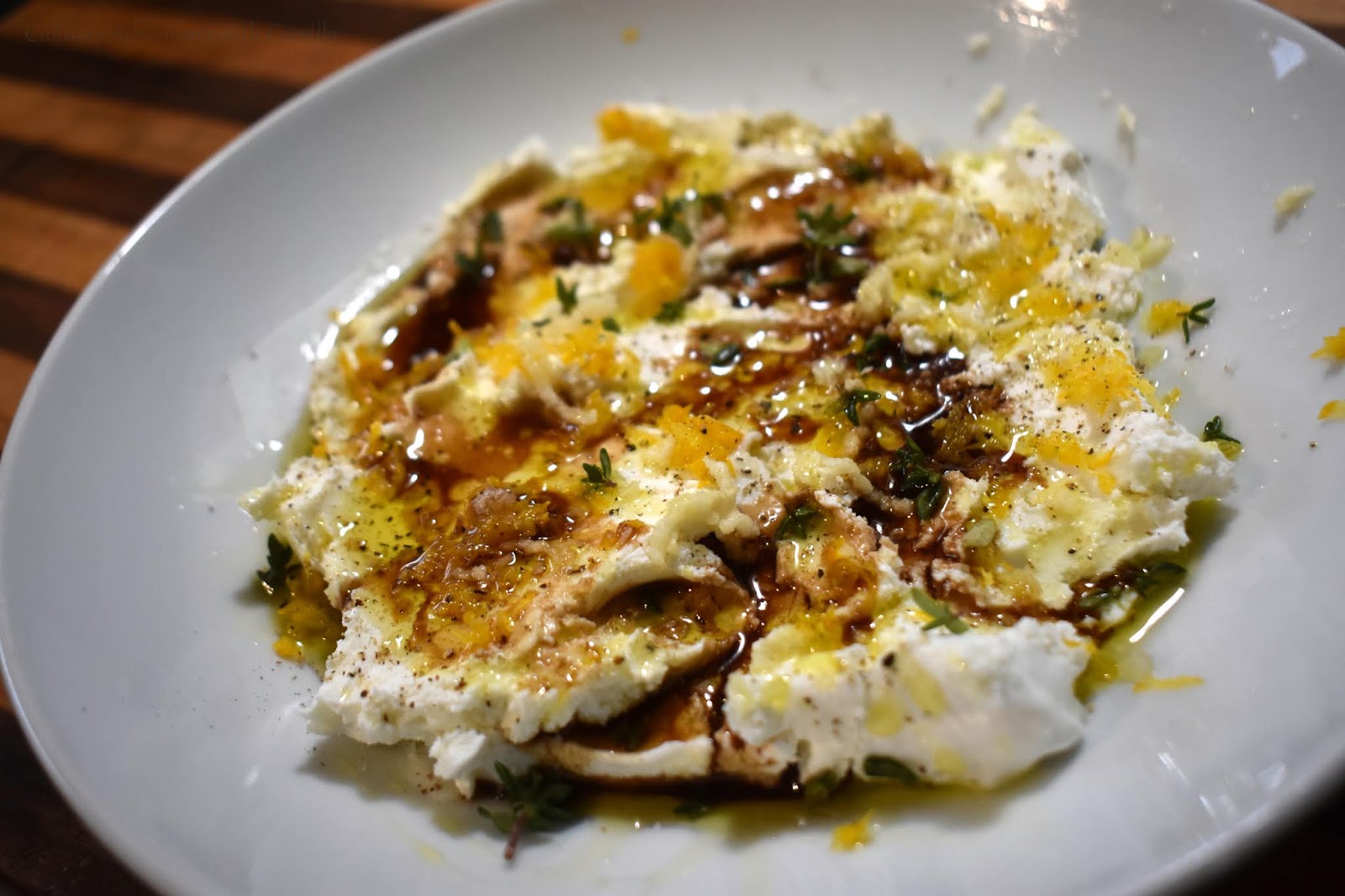 Marinated Goat Cheese Spread ImprovCookingChallenge