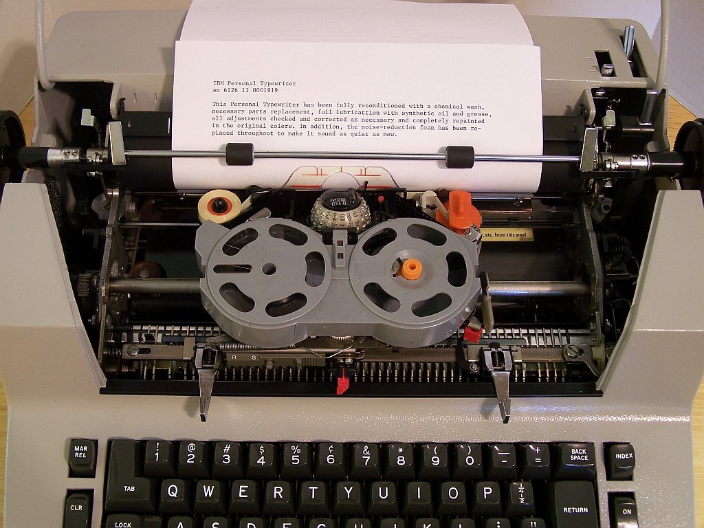 IBM Selectric Typewriters: IBM Personal Typewriter