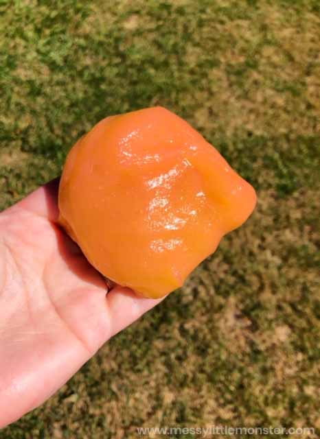 sun activated color changing slime recipe. 