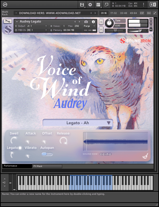 Download Soundiron Voice of Wind Audrey KONTAKT
