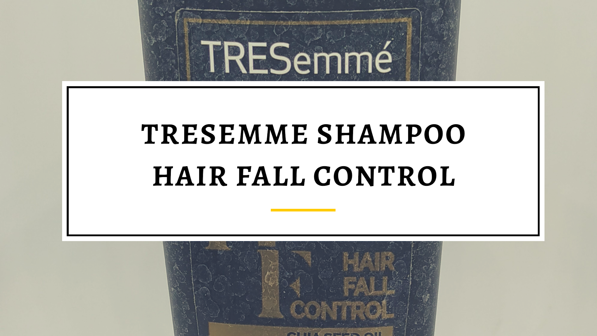 Review] TRESemme Hair Fall Control ~ Diary Eva