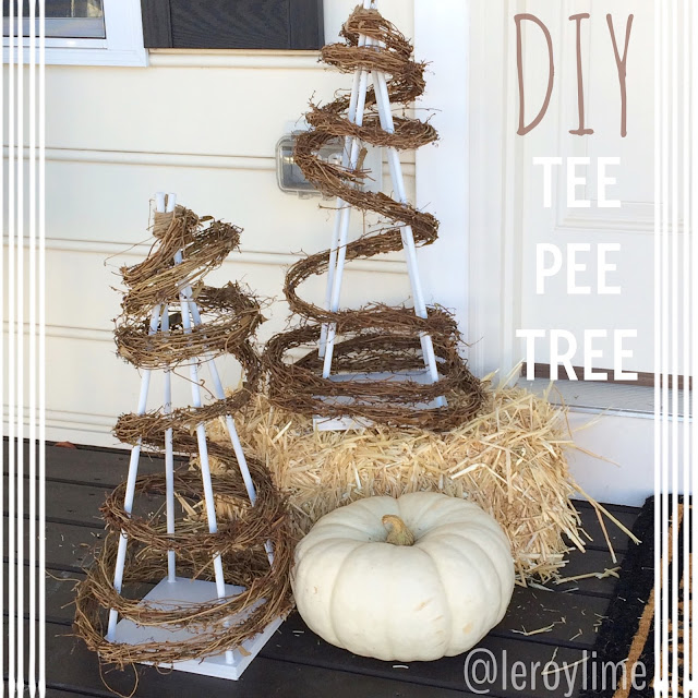 DIY Tee Pee Tree