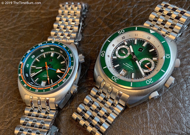 Straton Tourer GMT and Triple Calendar green