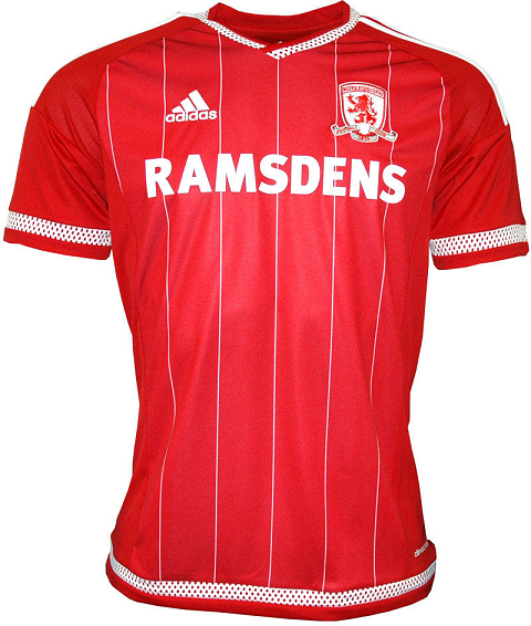 Adidas Middlesbrough 2015/16 Football Jerseys