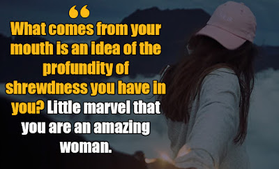 You are an amazing woman message