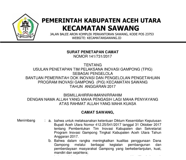 Contoh Surat Edaran Cerdas Cermat - Pemilu It S N, Contoh 