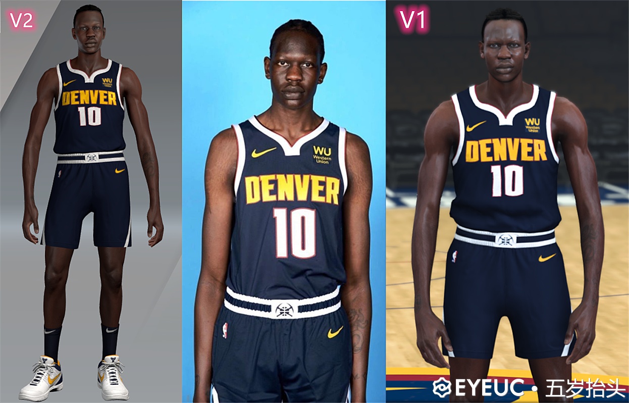Bol Bol Hair And Body Model v2.0 By 五岁抬头 [FOR 2K20] NBA