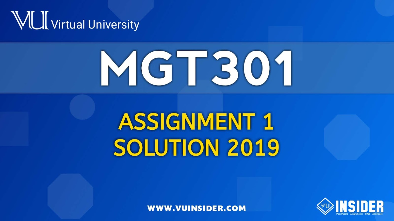 Mgt501 assignment 2 solution 2021 image