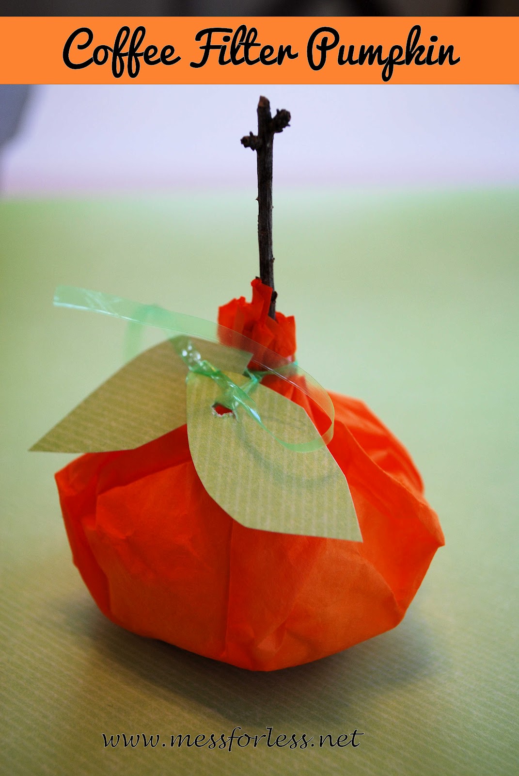 Coffee Filter Pumpkins Mommy Blogs JustMommies