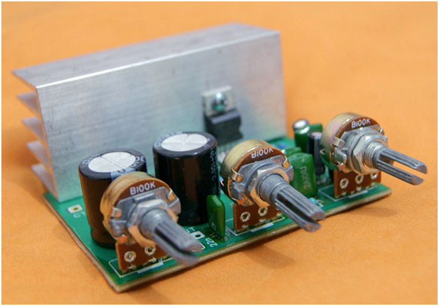 Skema Rangkaian Power Amplifer Tda 2030 Watt Dengan Tone Control Foxify