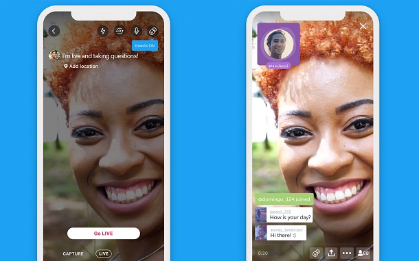 الآن تويتر تتيح للمستخدمين المشاركة في البث الحي للفيديو