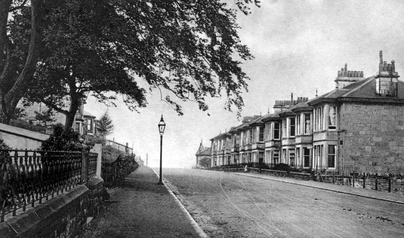 Tour Scotland Old Photograph Broomberry Drive Gourock Scotland