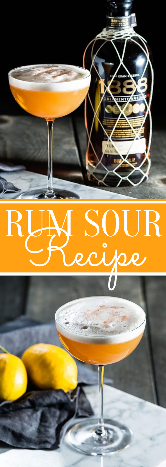 Rum Sour drinks whiskey