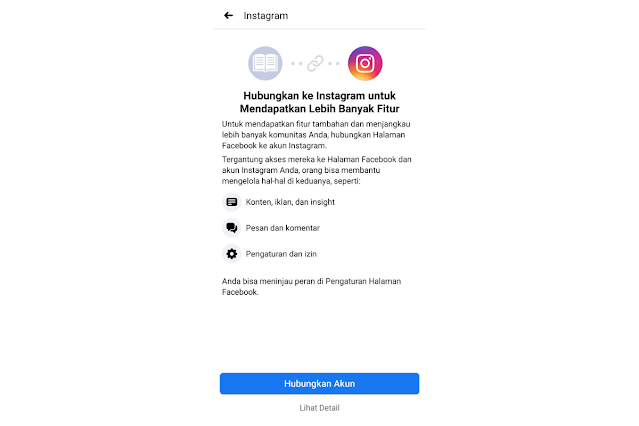 Cara Mengubungkan / Mengkoneksi / Mengaitkan Akun Instagram ke Facebook Page