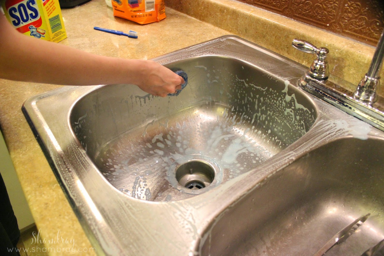 Shambray Stay Sane Cleaning Series Step 2 Kitchen Sink