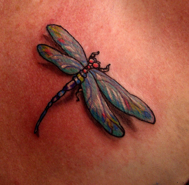 Unique dragonfly tattoo designs