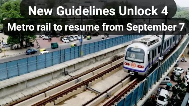 MHA issues new Guidelines Unlock 4, Metro rail to resume from September 7: Highlights with Details