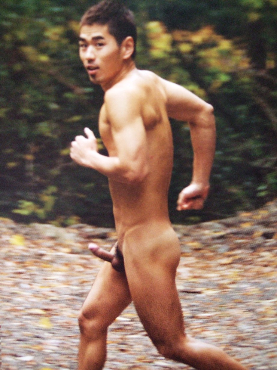 Naked man japan