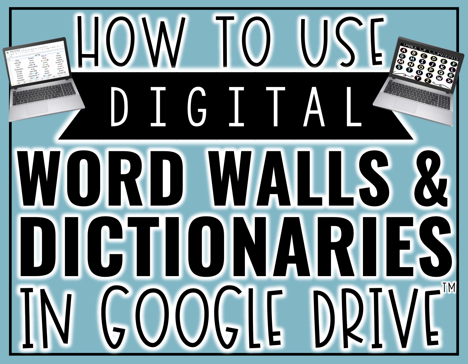 How to Use Digital Word Walls and Dictionaries in Google Drive Throughout Blank Word Wall Template Free