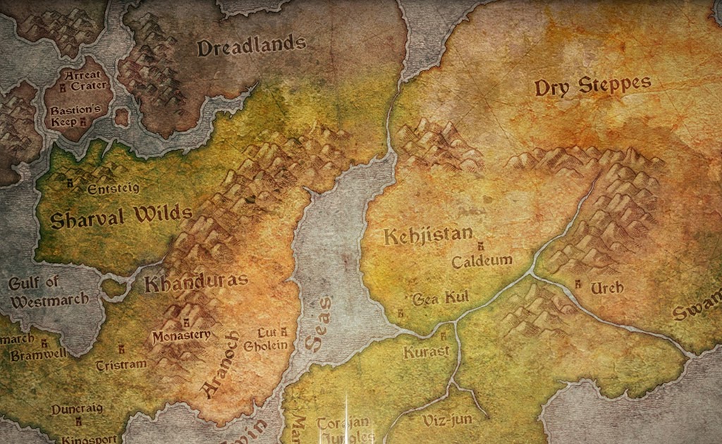 Diablo III - Map | Cool Wallpaper Diablo III - Map | Cool Wallpaper