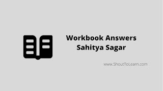 Workbook Answers of Sahitya Sagar