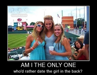 Am I the only one, funny demotivational picture, hot girls
