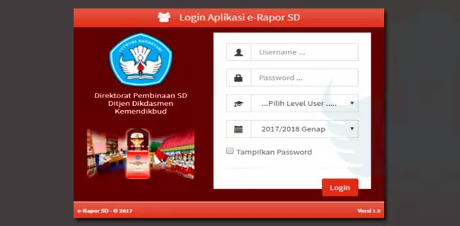 Aplikasi E Raport Sd Versi Terbaru Berkas Edukasi