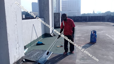 Pengaplikasian Waterproofing Membrane Bakar Pengaplikasian Waterproofing Membrane Bakar
