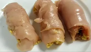 Three wrap chicken roll for Rozali kebab