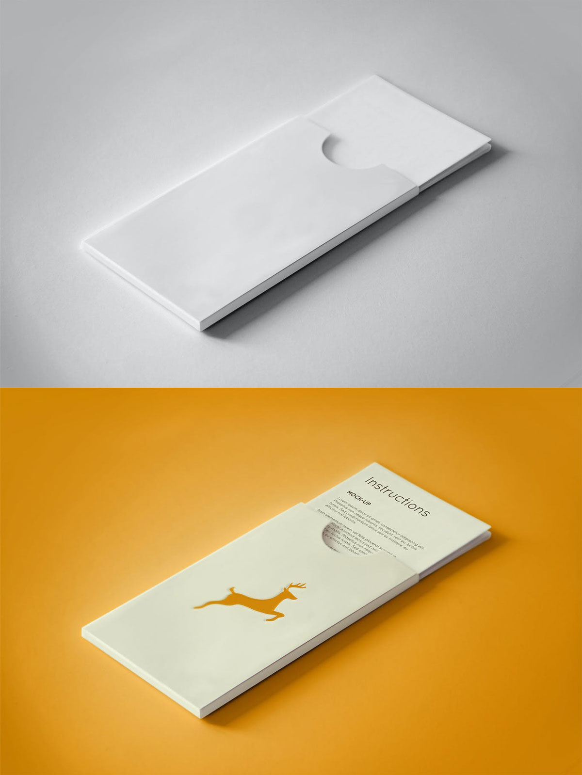 Paper Instructions PSD Mock-up 2 Paper Instructions PSD Mock up Free