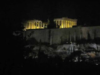 The Acropolis At Night