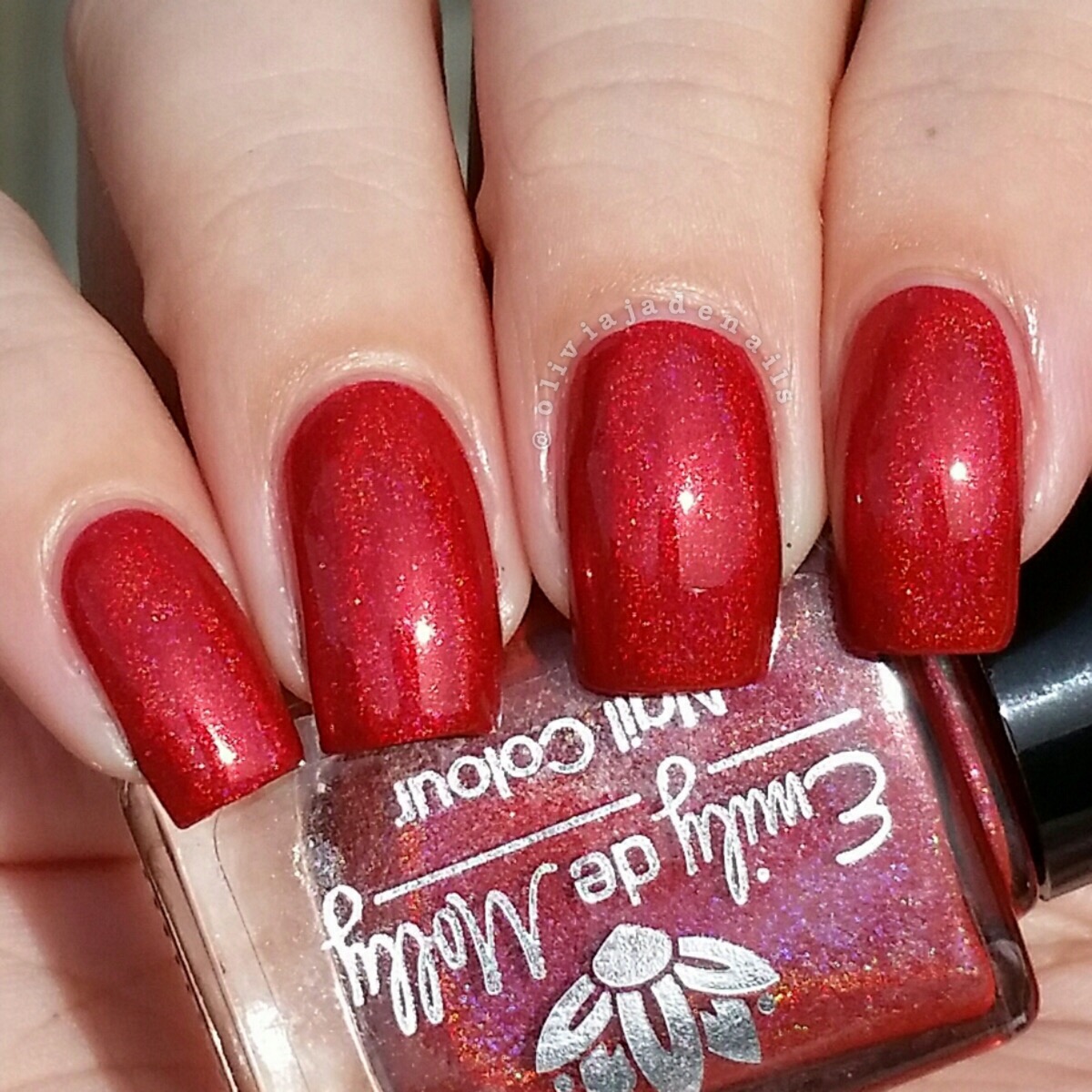 Emily de Molly Wrong Side Of Heaven swatched by Olivia Jade Nails