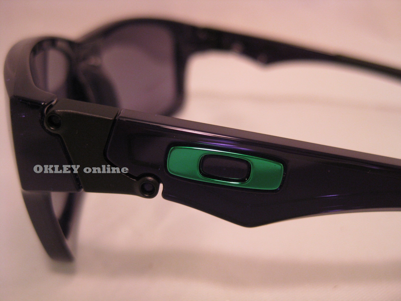 OAKLEY Berkualiti Jupiter Squared Black Polish Jade Iridium