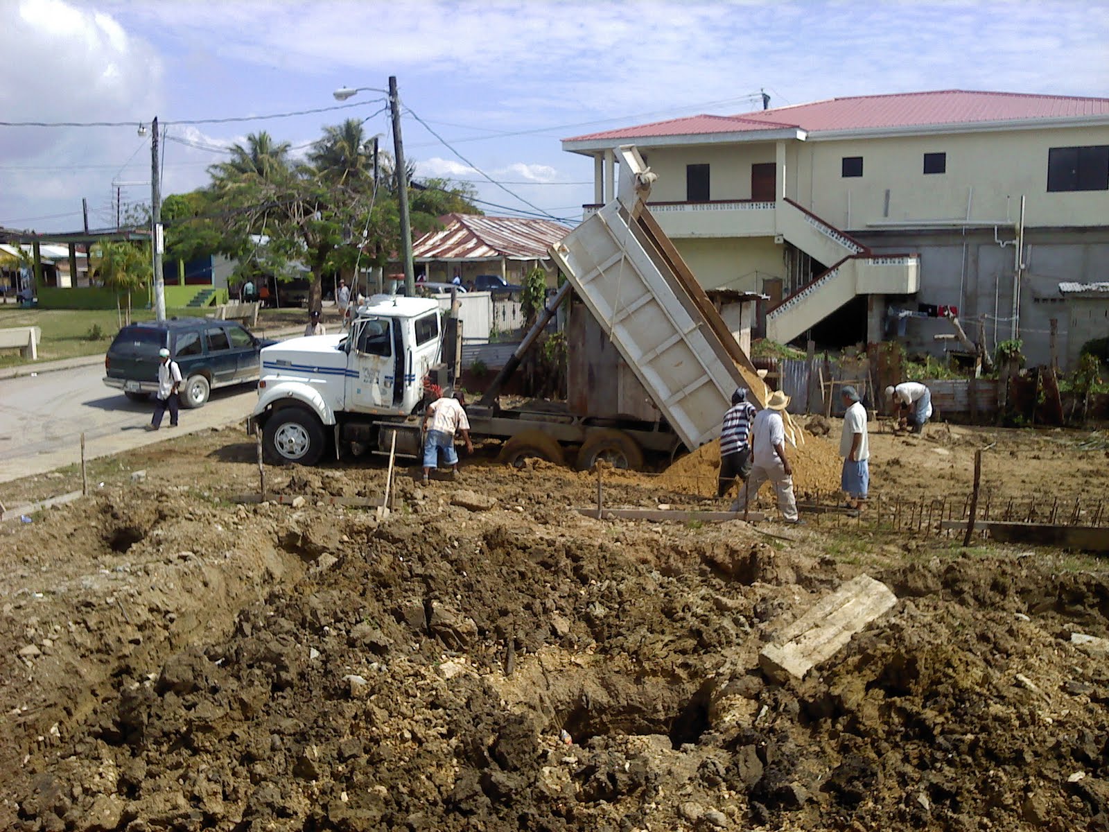 Observations Dump Truck Dirt Delivery