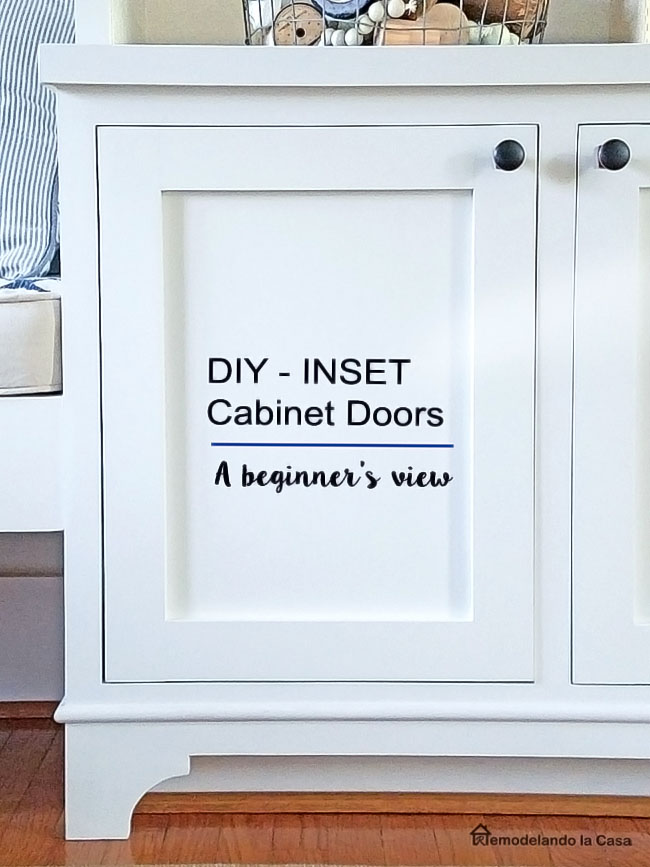 How to make inset cabinet doors