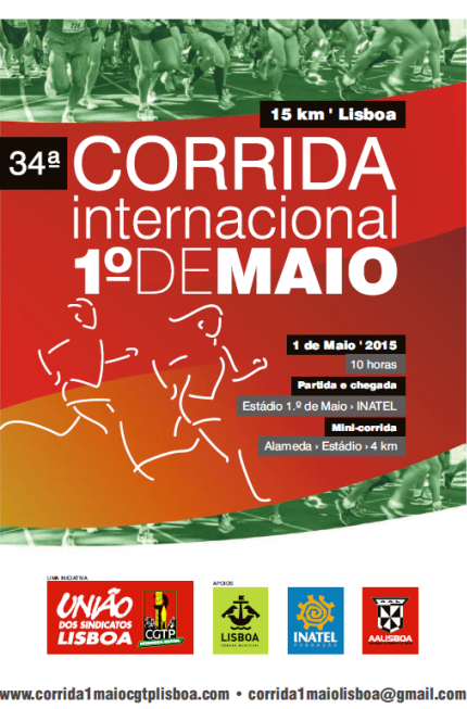 Corrida do 1º de Maio da CGTP-IN, 1 de Maio de 2015