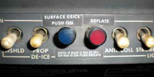 Wing deice switch Aircraft Wing and Stabilizer Deicing Systems
