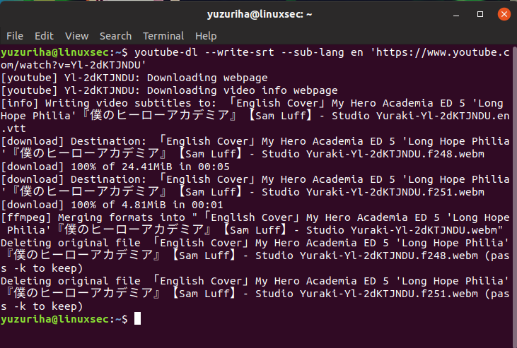 Cara download subtitle cc di youtube