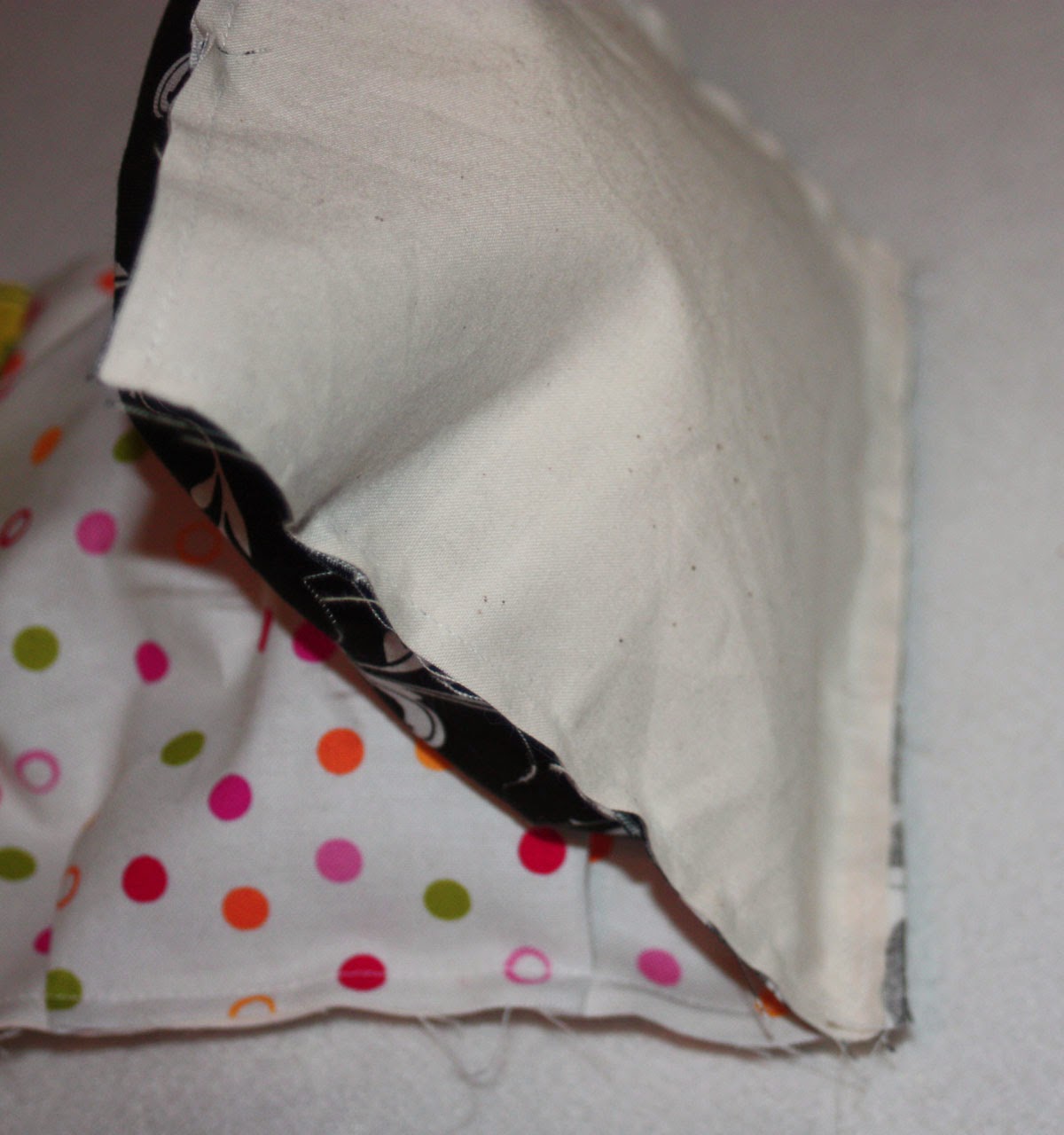 Inspired by Fabric Puff Pillow Tutorial