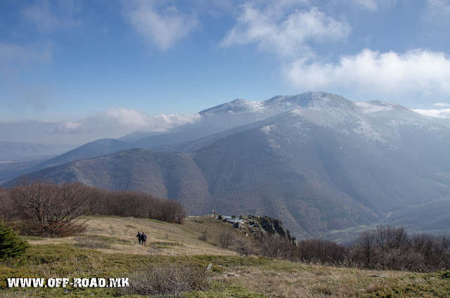 Поглед од врвот Вртешка 2010 м во близина на село Маловиште