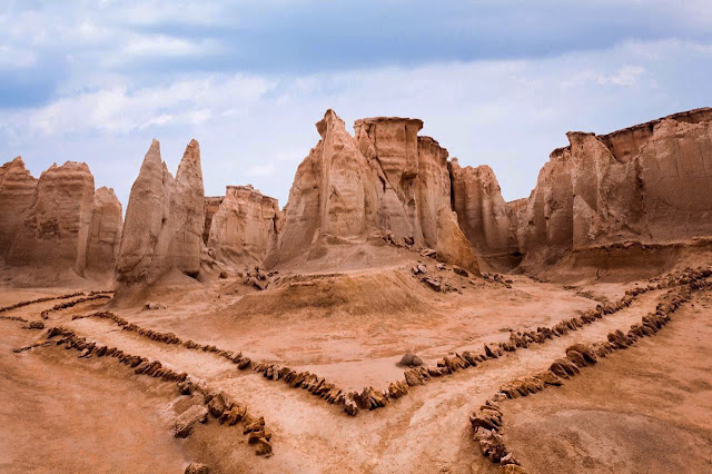The rock formations in the global Qeshm Geo-park.