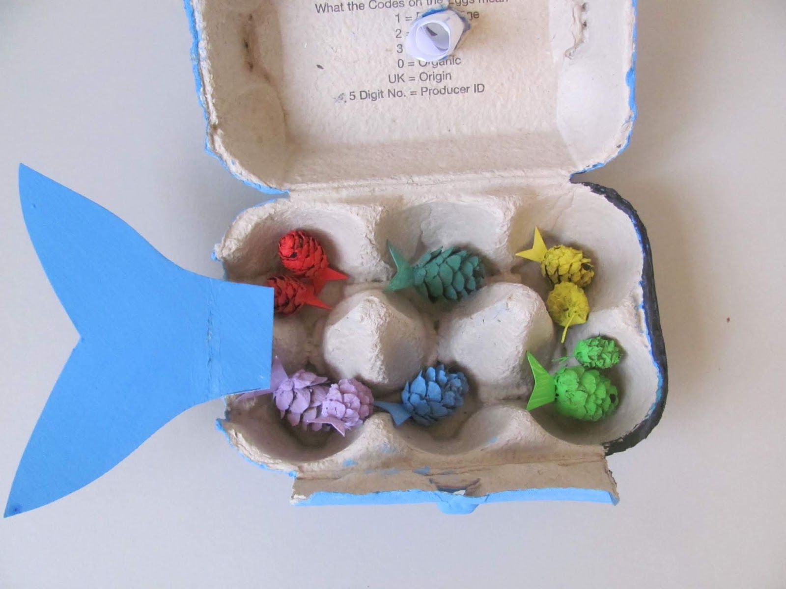 Jumble Tree The Big Blue Egg Carton Whale stayathomecrafts