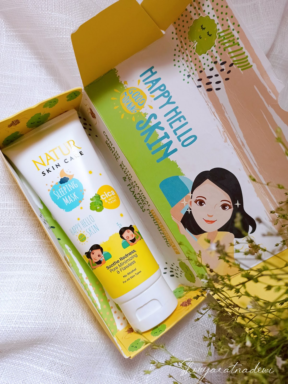 (Review) Natur Skincare Sleeping Mask With Cica and Witch Hazel