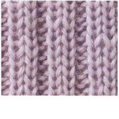 二目ゴム編みの編み方, how to knit double-rib stitches, 双螺纹的编制方法